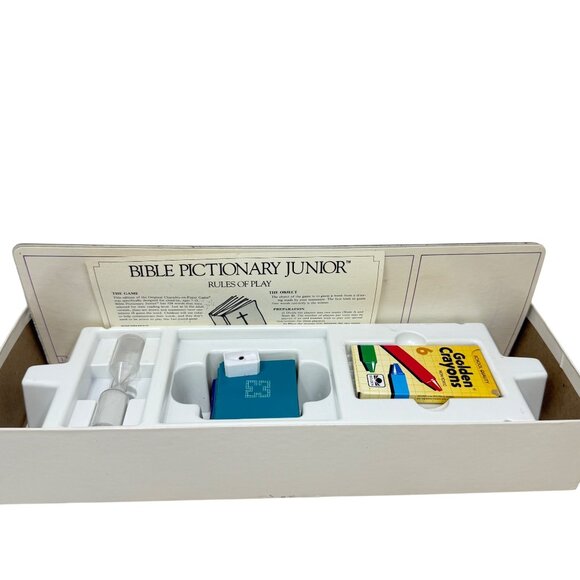 Bible Pictionary Junior Kids Ages 7-11 1989 Complete Christian‎ Drawing Game - Picture 2 of 16